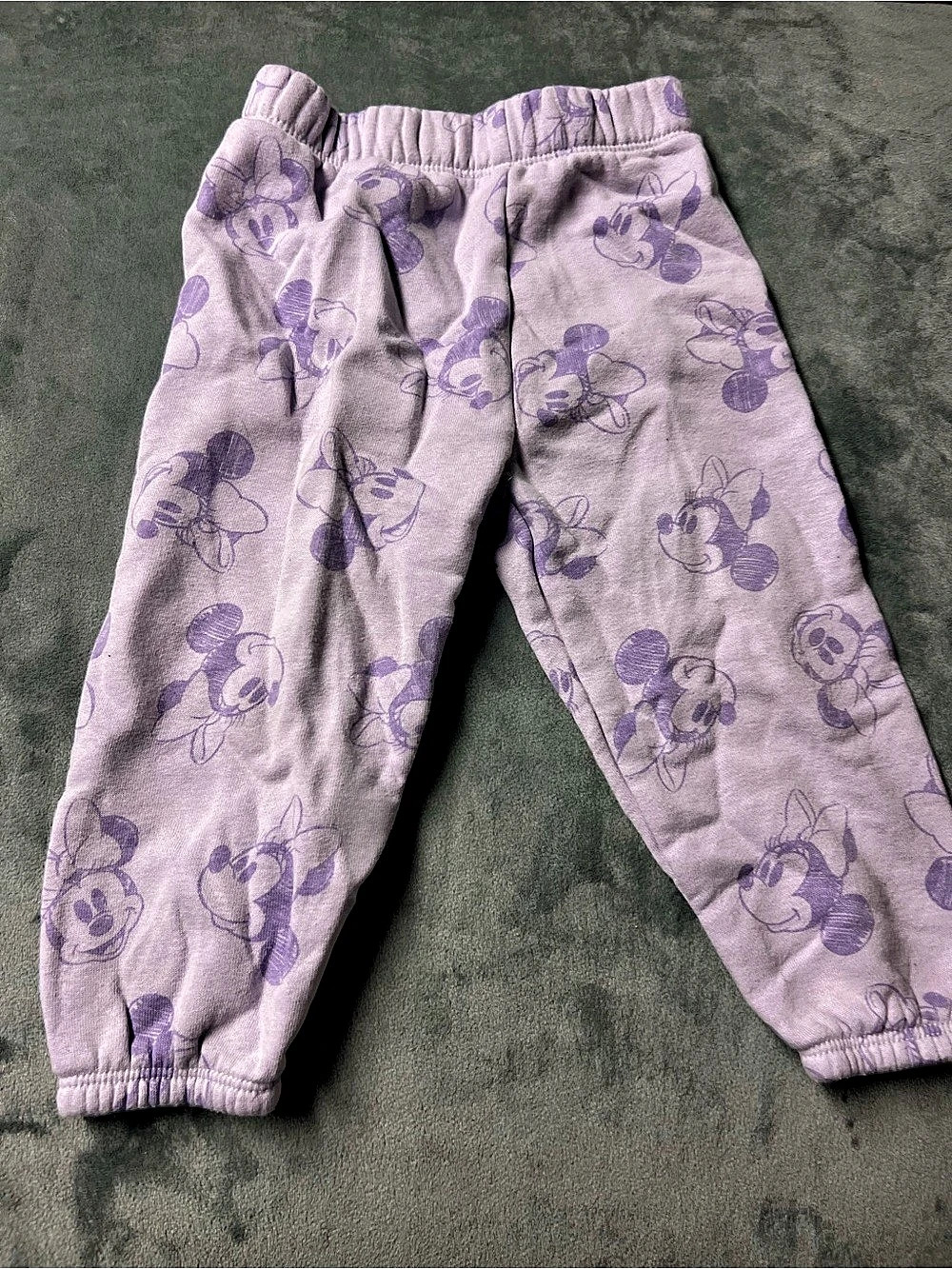 Disney Baby Mickey & Minnie Purple Joggers 18M